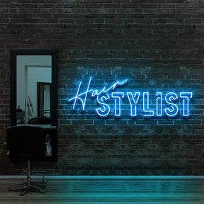 "Hair Stylist" Neon Sign for Hair Salons & Barbershops
