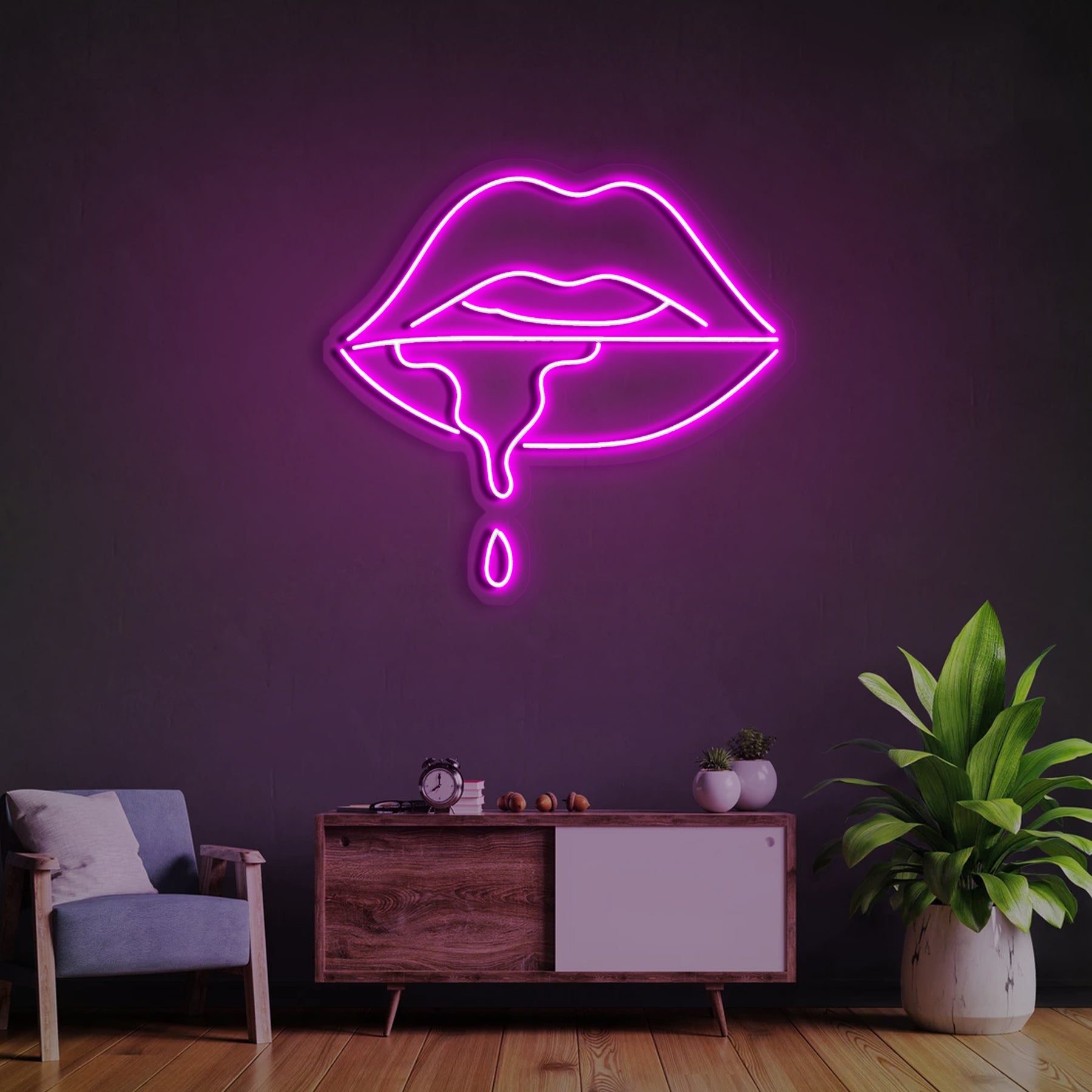 Lips Dripping