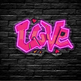 "Love" Neon x Acrylic Artwork