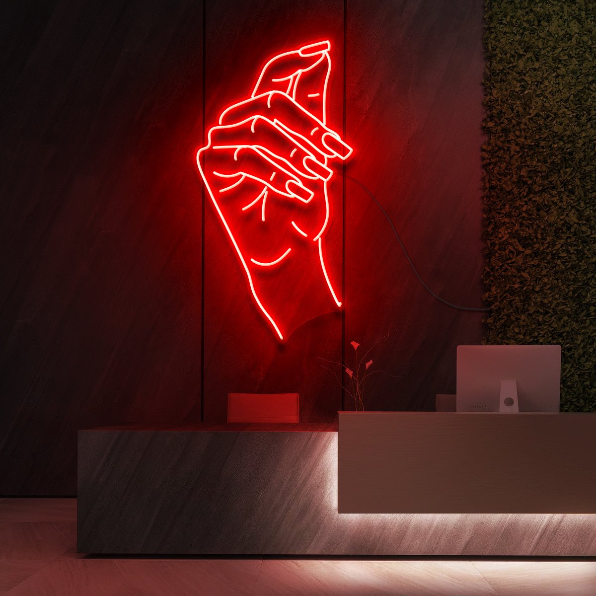 "Nails Did" Neon Sign for Beauty & Cosmetic Studios