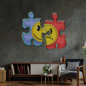 Puzzle LED Neon Sign Light Pop Art