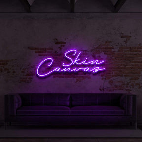 "Skin Canvas" Neon Sign for Tattoo Parlours