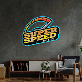 Super Speed LED Neon Sign Light Pop Art