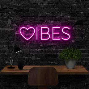 "VIBES" Neon Sign