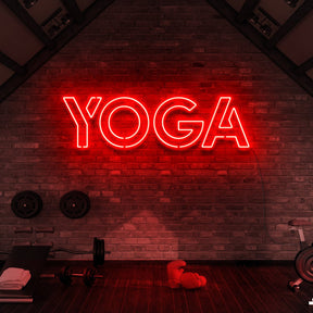 "Yoga" Neon Sign for Gyms & Fitness Studios